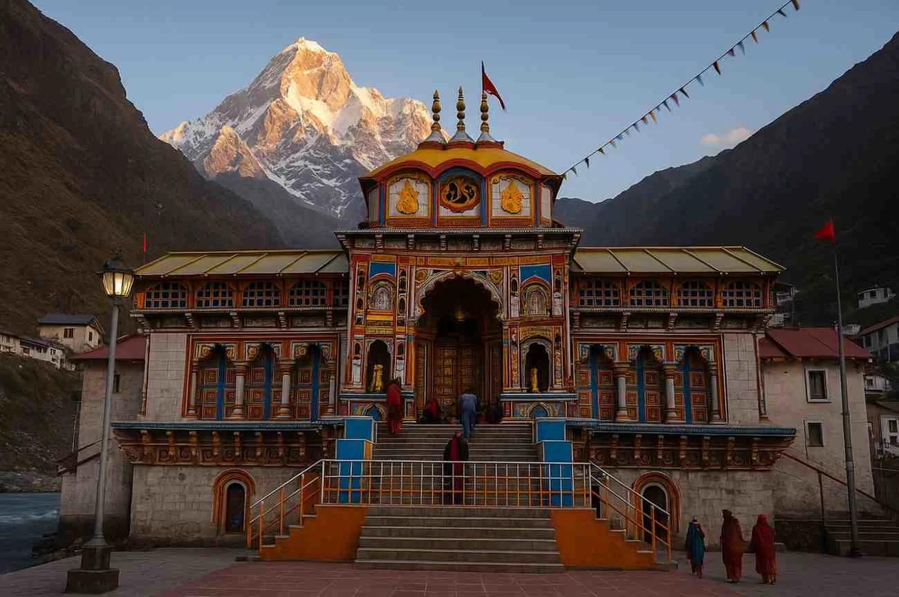 Char Dham Yatra — Badrinath temple Uttarakhand
