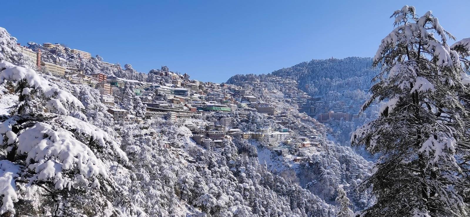 Shimla Manali snow mountains Himachal Pradesh